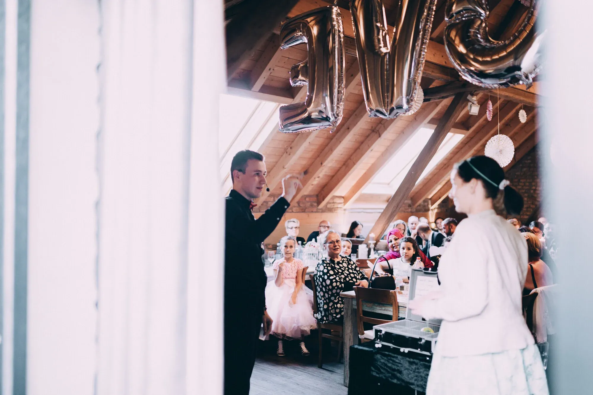 Magier-Show auf der Hochzeit